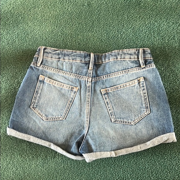 Sézane NWOT Women's Blue Denim Shorts - Picture 3 of 3